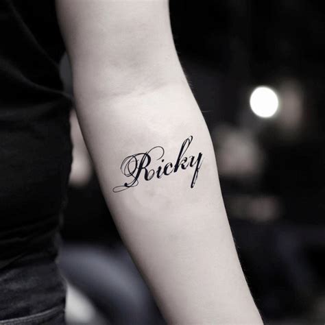 Unique and Creative Ricky Tattoo Designs